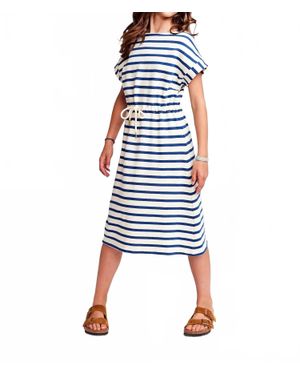 AO76 Kids Lumi Striped Dress - Blue