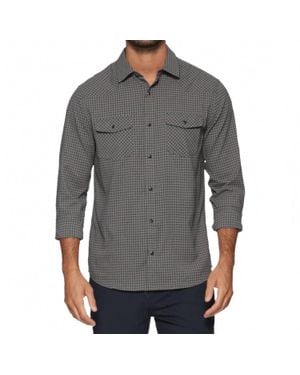 Flag & Anthem Brockton Long Sleeve Performance Button Down Shirt - Gray