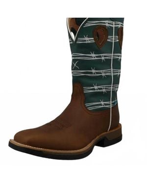 Twisted X Cellstretch Tech X Western Boot - Green