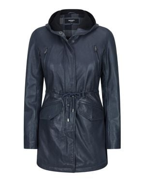 TruClothing Peacoat Hooded Jacket - Black