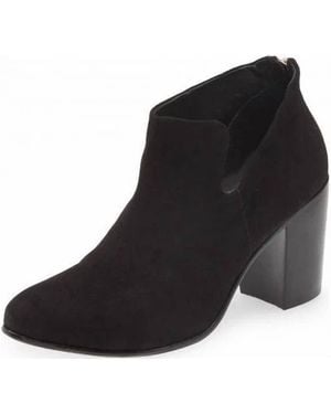 Chocolat Blu Briggs Suede Bootie - Black