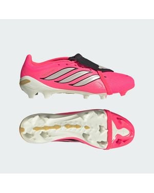adidas Predator League Fold-Over Tongue Firm Ground Soccer Cleats - Pink