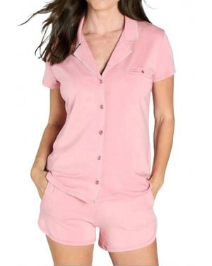 Twelve Eighty Eight Brenda Short Pajama Set - Pink
