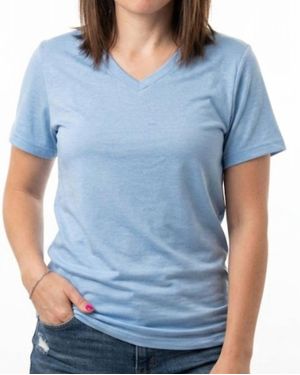 Jess Lea Basic Short Sleeve Tee - Blue