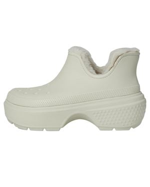 Crocs™ Stomp Shorty Boot Linen Linen 210673-0Ji - White