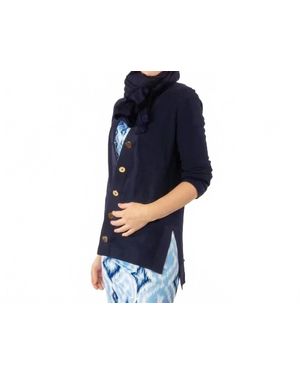 Gretchen Scott Grosgrain Heaven Cardigan - Blue
