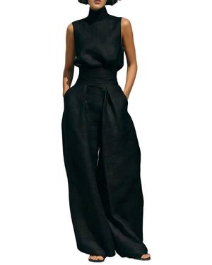 FLORIDA CLOTHING Top & Pant Set - Black