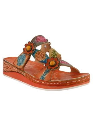 L'ARTISTE Pillow Sandal - Brown