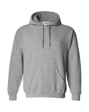 Gildan Heavyweight Dryblend Adult Hooded Sweatshirt Top Hoodie (13 Colours) - Gray
