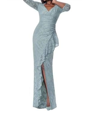 Aspeed Design Lace Mother Of The Bride Dress - Blue