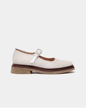 Naguisa Jada Maryjane Shoes - White