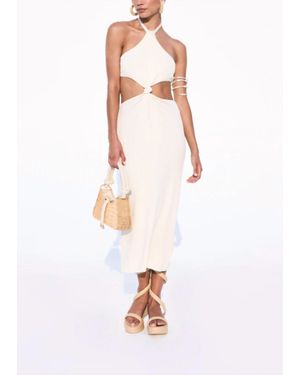 Cult Gaia Cameron Knit Dress - White