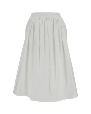 Simone Rocha Basque Full Voluminous Mini Skirt - White