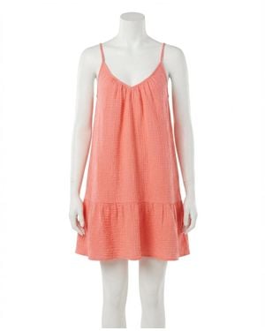 Z Supply Amalia Gauze Mini Dress - Pink