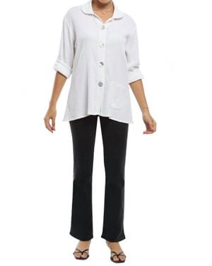 parsley & sage Shawn Jacket - White