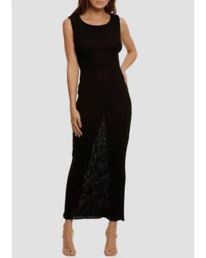 Bec & Bridge Amelie Knit Midi Dress - Black