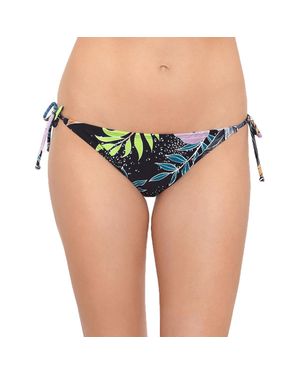 Salt + Cove Juniors Night Life Side Tie Printed Swim Bottom Separates - Green