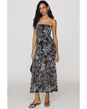 Saylor Kriss Strapless Midi Dress - Multicolor