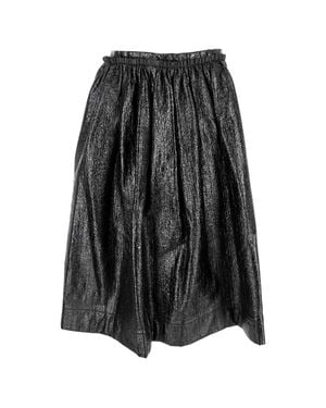 Marni Metallic Midi Skirt - Black