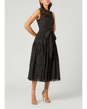 Shoshanna Noma Midi Dress - Black