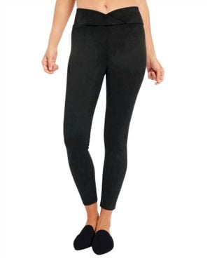 Splendid Suede Legging - Black