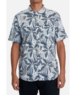 RVCA Anytime Short Sleeve Woven - Blue