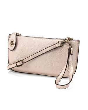Joy Susan Crossbody Wristlet Clutch - Natural