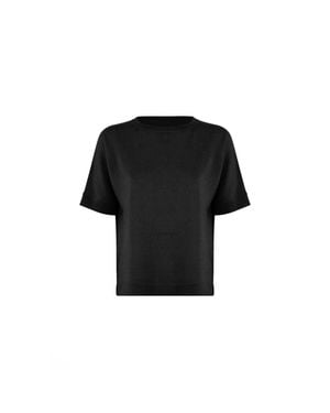 Wolford Merino Blend Top Short Sleeves - Black