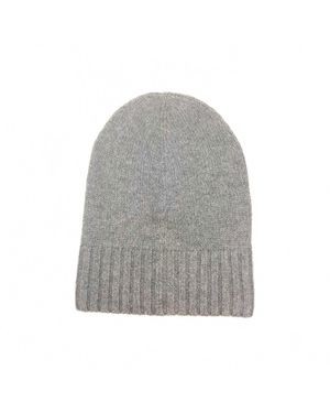 Hat Attack Cashmere Cuff Slouchy Beanie - Gray