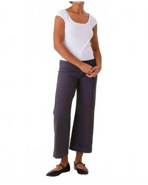 Prairie Underground Bardot Scoopneck Top - Blue