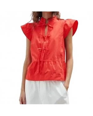 Melissa Nepton Crissy Blouse - Red