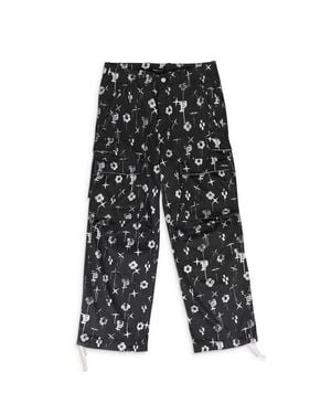 Purple Brand Double Pocket Cargo Cargo Pants - Gray
