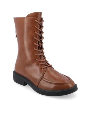 Journee Collection Collection Tru Comfort Foam Nikks Booties - Brown