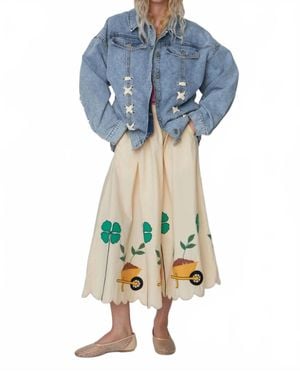 Stella Nova Moon Washed Jacket - Blue