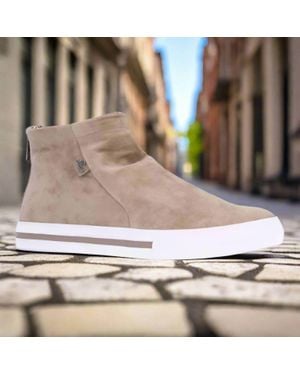 L'amour Des Pieds Kaila Suede Bootie - Gray