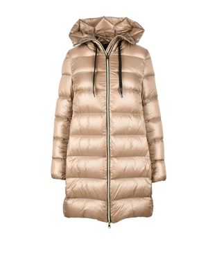 ANNIE PARIS Long Puffer Jacket - Natural