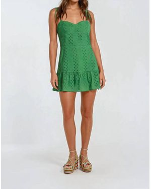 Sincerely Ours Vivi Eyelet Romper - Green