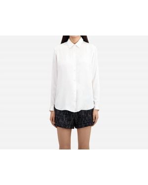 The Kooples Silk Button-Down Shirt - Black