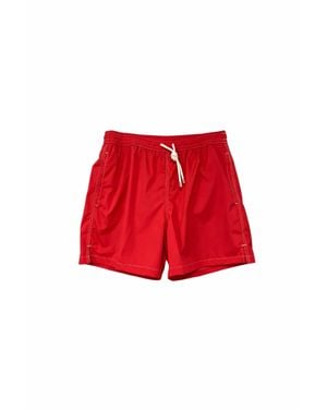 Fedeli Madeira Airstop Swim Shorts Trunks - Red