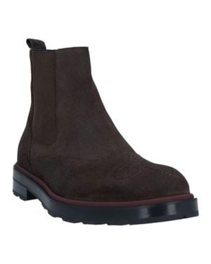 Bally Corad Bovine Suede Leather Chelsea Boots - Black