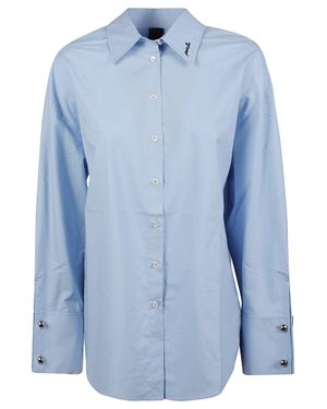 Pinko Clementi Light Cotton Formal Shirt - Blue