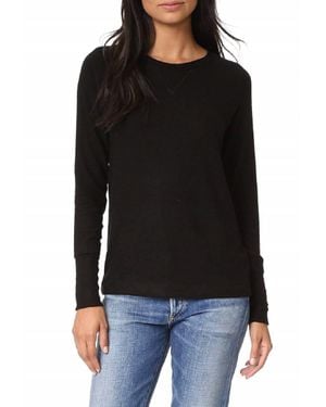 Three Dots Shala Brushed Sweater - Black