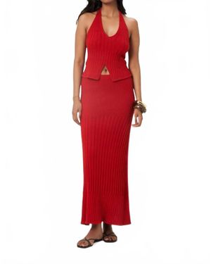 Summer Away Sintra Skirt Set - Red