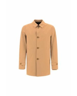 Herno Cotton-Blend Raincoat - Natural