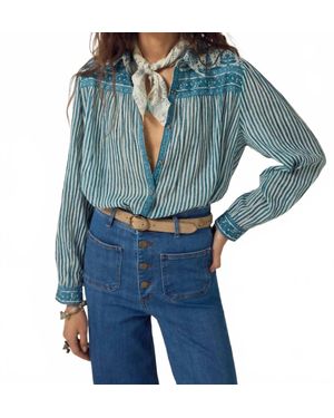 MAISON HOTEL Maria Blouse - Blue