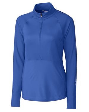 Cutter & Buck Ladies' Pennant Sport Half-Zip Jacket - Blue