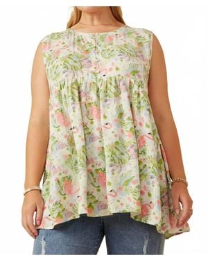Hayden LA Flamingo Sun Top - Metallic