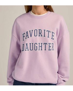 FAVORITE DAUGHTER Collegiate Sweatshirt - Pink