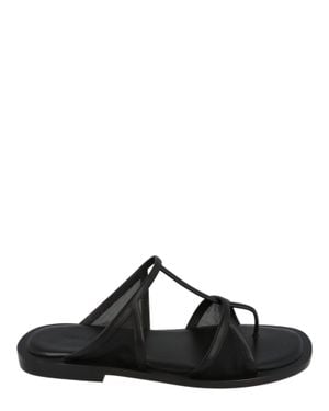 Ferragamo Ferragamo Gioventu Almond Toe Sandals - Black