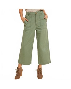 Wishlist Sampson Wide Leg Pants - Green